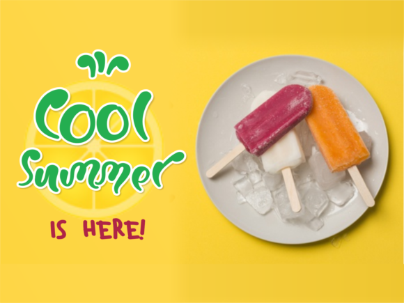 Fruit Squirting Font Fruit Squirting Font