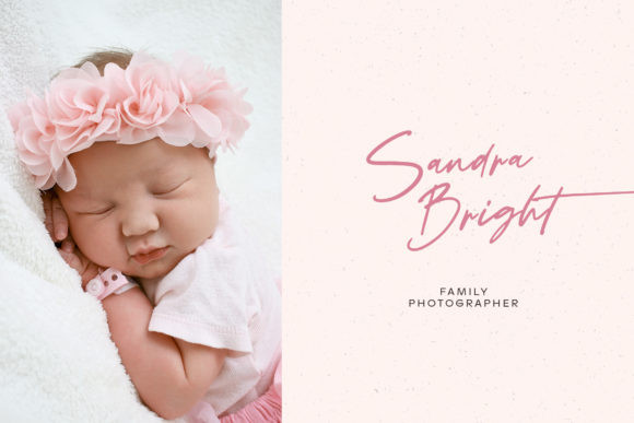 Pink Bottom Font