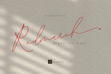 Redmarch Font