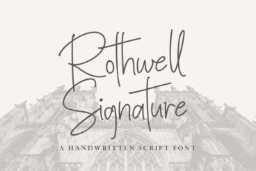 Rothwell Signature Font