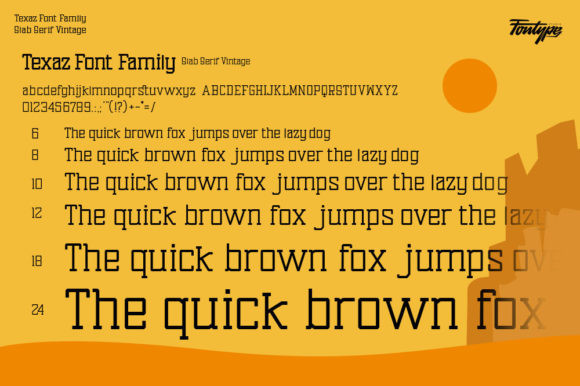 Texaz Font