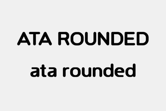 Ata Rounded Font - Free Font