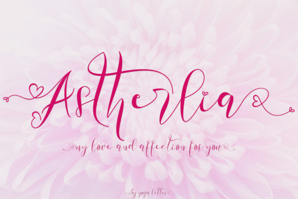 Astherlia Font Astherlia Font
