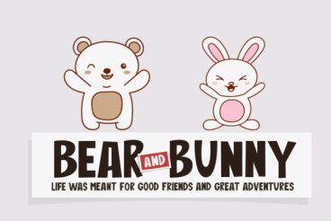 Bear And Bunny Font