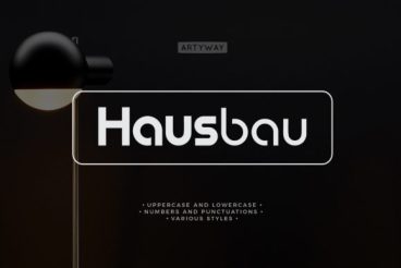 Hausbau Font