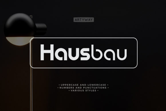 Hausbau Font