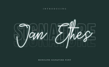 Jan Ethes Font