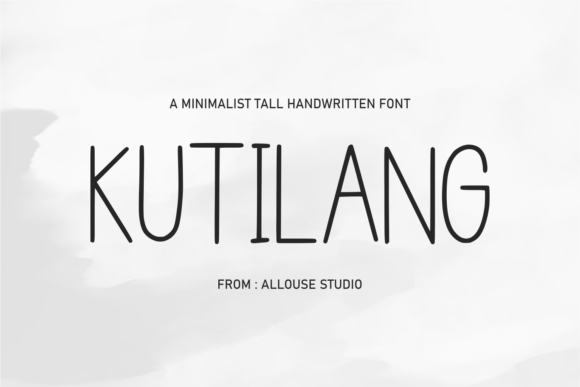 Kutilang Font