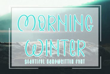 Morning Winter Font