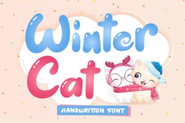 Winter Cat Font