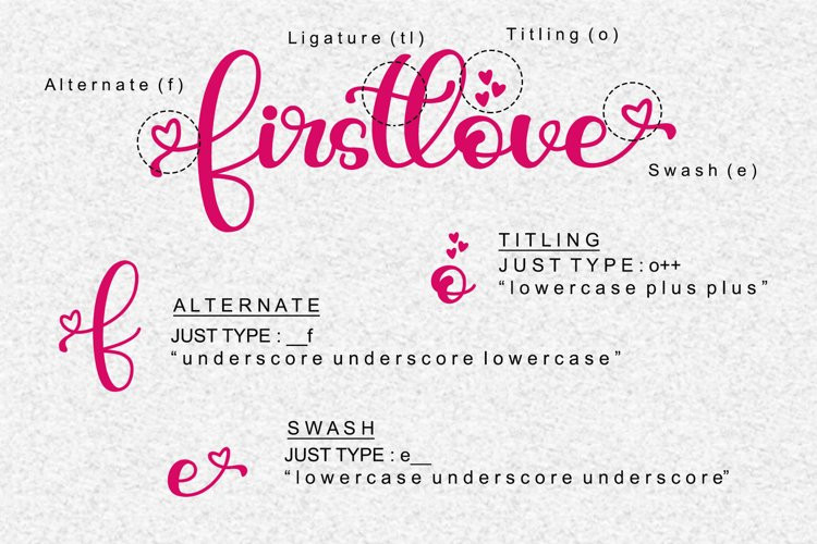 Firstlove Font