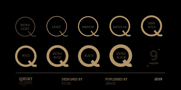 Luxury Home Font