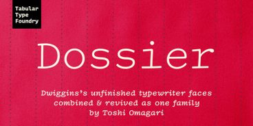 Dossier Font