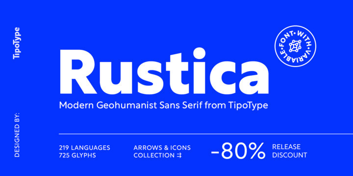 Rustica Font Rustica Font
