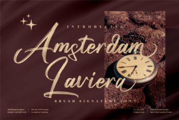 Amsterdam Laviera Font