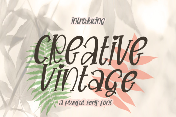 CREATIVE Vintage Font