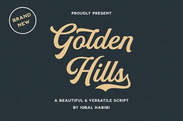 Golden Hills Font