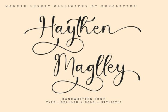 Haythen Maglley Font Haythen Maglley Font