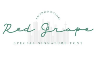 Red Grape Font