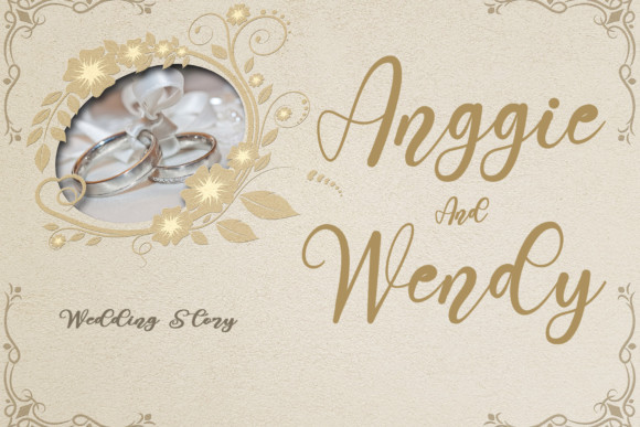 Wedding Holiday Font