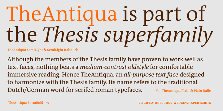 TheAntiqua Font