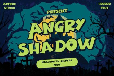 Angry Shadow Font