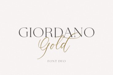 Giordano Gold Font