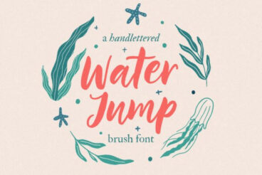 Water Jump Font