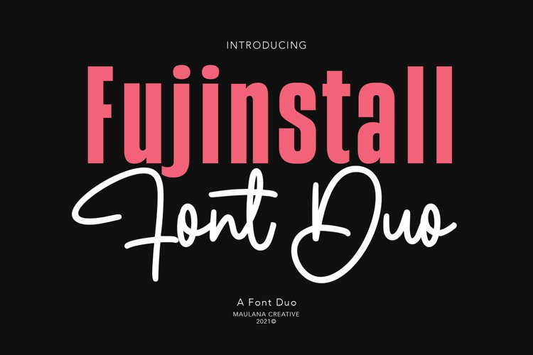 Fujinstall Font