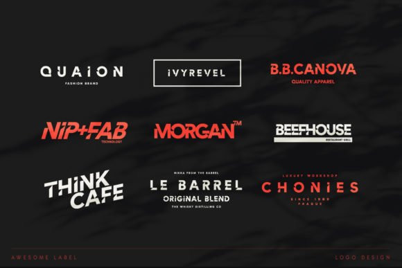 Angled Font