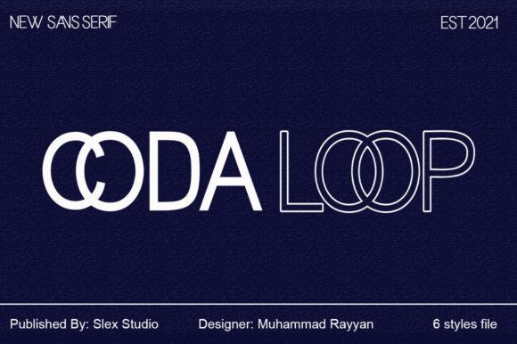 Coda Loop Font
