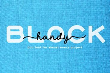 Handy Block Font