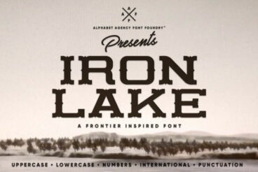 Iron Lake Font