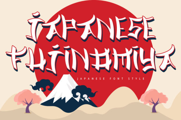 Japanese Fujinomiya Font