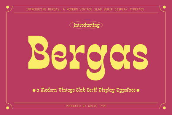 Bergas Font