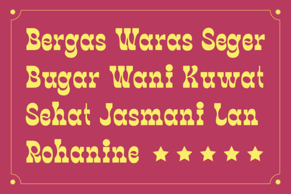 Bergas Font