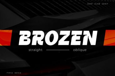 Brozen Font
