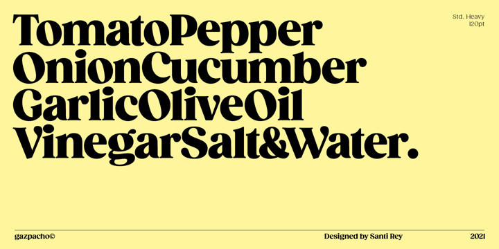 Gazpacho Font