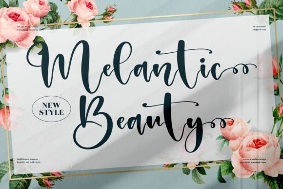 Melantic Beauty Font Melantic Beauty Font