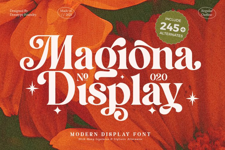Magiona Display Font