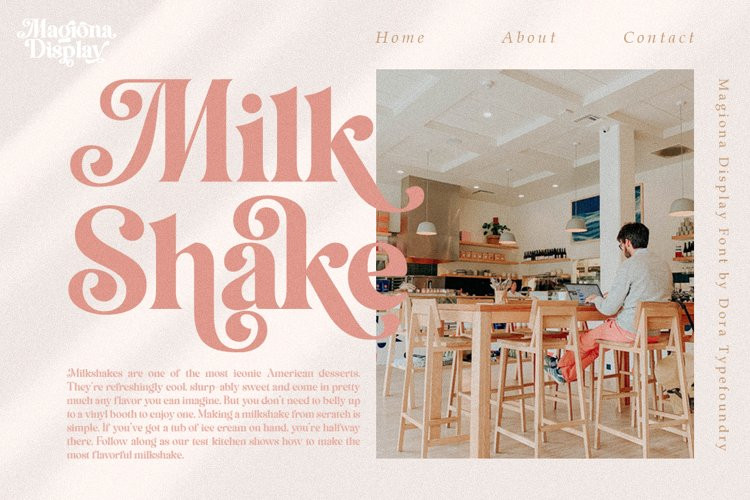 Magiona Display Font