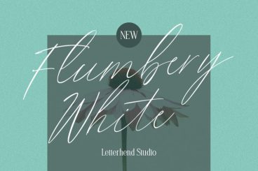 Flumbery White Font