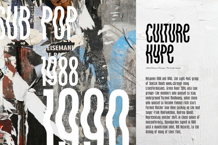 Nevermine Nineties Font