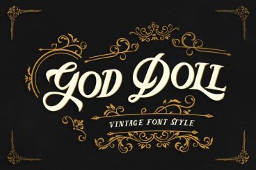 God Doll Font