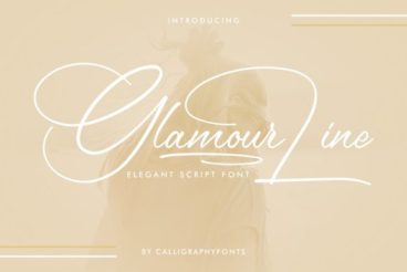 Glamour Line Font