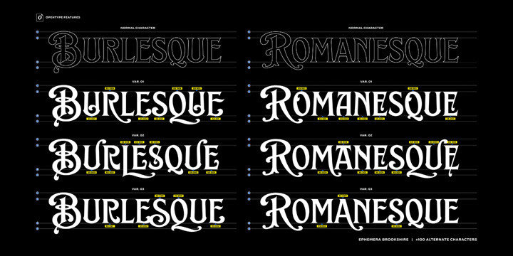 EFCO Brookshire Font