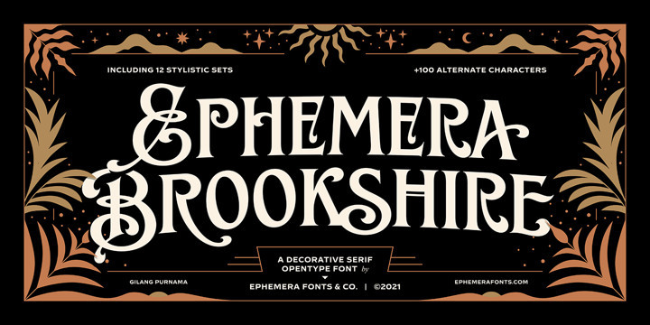 EFCO Brookshire Font