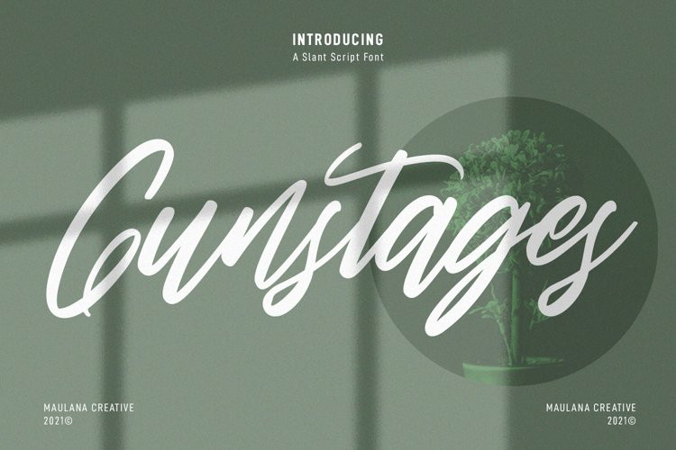 Gunstages Font