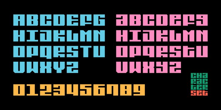 SK 1980 Unicase Font