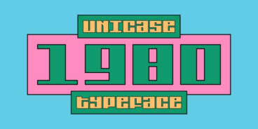 SK 1980 Unicase Font